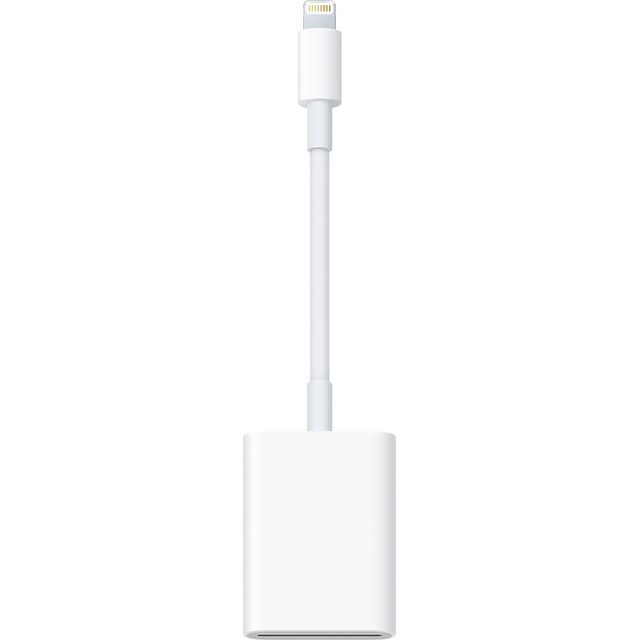 Apple Lightning to SD Card Reader - White